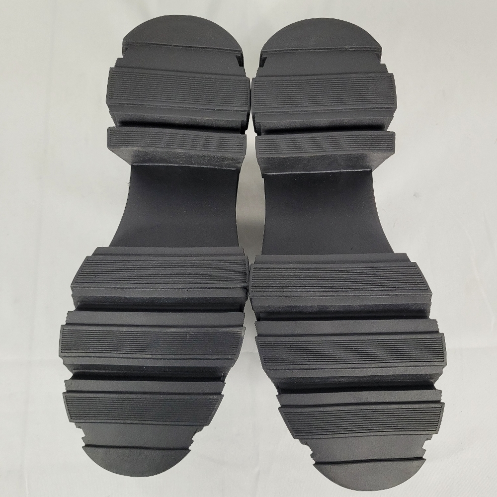 NIB JustFab Drew Lug Sole Loafers Black Size 8 MSRP $65 - Picture 6 of 9
